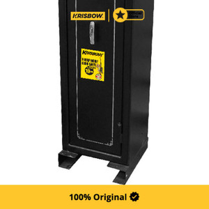 Krisbow Gun Safe Brankas Tahan Api 10 Senapan 140X45X38 Cm