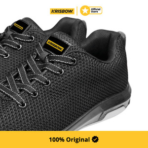 Krisbow Safety Shoes Sepatu Pengaman Ares Ukuran 39 - Hitam