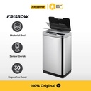 Krisbow Tempat Sampah Sensor Bin Gerak Rect 30 L Frtb30Ss4