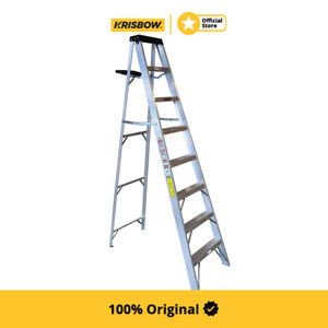 krisbow tangga lipat aluminium heavy duty 10 step 3 mtr