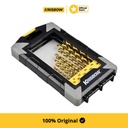 Krisbow Set Mata Bor Twist Drill Metal Hss 1/16-1/4Inci 13Pc