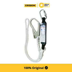 krisbow lanyard rope with shock absorber