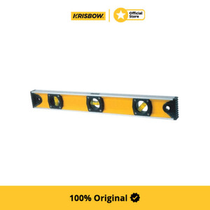 Krisbow Spirit Level Waterpass Aluminium 80 Cm - Kuning