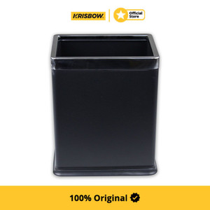 Krisbow Dust Bin Tempat Sampah 22.5X16.5X27.5 Cm - Hitam