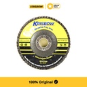 Krisbow Flap Disc Gerinda Poles Zirconium Oxide (4 Inchi)