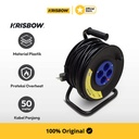 Krisbow Cable Reel Kabel Roll 50 Mtr