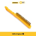 Krisbow Scratch Brush Sikat Kawat Kuningan 2 Baris