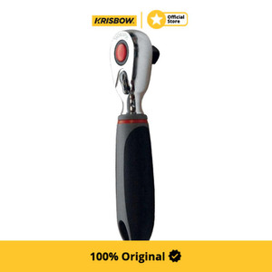 Krisbow Gagang Kunci Sok Stubby Ratchet Handle 3/8" Pendek