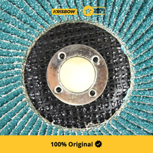 Krisbow Flap Disc Gerinda Poles Zirconium Oxide (4 Inchi)