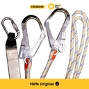 Krisbow Tali Safety Rope 2 Lanyard & Absorber - Putih/Biru