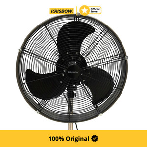 Krisbow Kipas Angin Berdiri Drum Fan Industrial 20 Inci