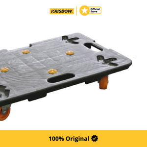 Krisbow Connected Mover Dolly Troli Barang 80 Kg 60X40 Cm