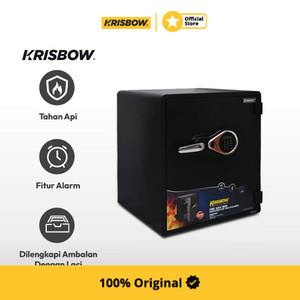 Krisbow 53x48.3x61 Cm Brankas Tahan Api Swf2420e