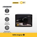 Krisbow 49.5X39X35 cm Brankas Tahan Api Yb-350Alp