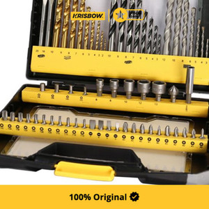 Krisbow Set Drill Bits Mata Bor Mixed Kotak 62 Pcs Iradbs62