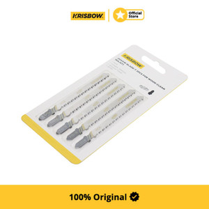 Krisbow Set Mata Gergaji Kayu Jigsaw Blade-T 5 Pcs Irajst1