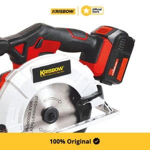 Krisbow Gergaji Circular Cordless 165 Mm 18 V