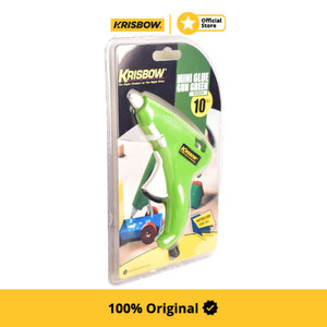 Krisbow Glue Gun Lem Tembak Mini 10W G10-G - Hijau