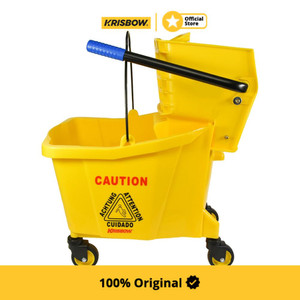 Krisbow Bucket Wringer Ember Pel Peras 1 Wadah 36 Ltr