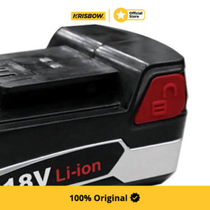 Krisbow Part Baterai Impact Wrench Cordless 18V 2Ah Irabw18