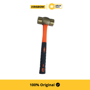 Krisbow Brass Hammer Palu Kuningan Handle Fiberglass 400 Gr