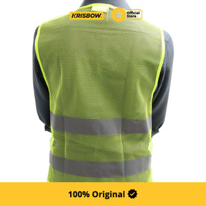 Krisbow Safety Vest Rompi Pengaman Mesh - Kuning