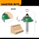 MASTER BIT MATA PROFIL ROUTER CONVEX DOOR CABINET DOOR PANEL SET 8MM