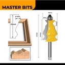 MASTER BIT MATA ROUTER MODEL EROPA, FOTO FRAME & CABINET LINE 8MM