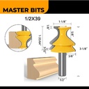 MASTER BIT MATA PROFIL ROUTER HANDLE, CABINET  LINE & TABLE EDGE 12MM