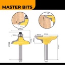 MASTER BIT MATA PROFIL ROUTER KITCHEN DOOR WINDOW CUT CABINET 8MM 2PC