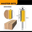 MASTER BIT MATA PROFIL ROUTER SLOTTING MULTI TOOTH TENON CUT 8X54X8Z