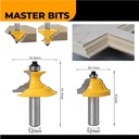 MASTER BIT MATA PROFIL ROUTER DOOR FRAME PANEL CABINET LINE 2PCC 12MM