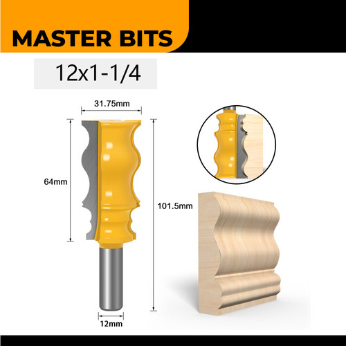 MASTER BIT MATA PROFIL DECORATIVE CARVED HANDRAIL & CABINET LINE 12MM