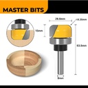 MASTER BIT MATA PROFIL ROUTER DEEP ROUND BOTTOM LINE 8MMX1-1/8"