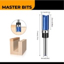 MASTER BIT MATA PROFIL ROUTER LURUS SINGLE BEARING STRAIGHT 6X1/2X25