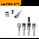 MASTER BIT SAMBUNGAN MATA PROFIL ROUTER EXTEND ROD CONVERTER 1/4"X8MM