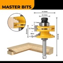 MASTER BIT MATA PROFIL ROUTER DOOR AND WINDOW PANEL TENON KNIFE 8MM