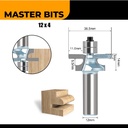 MASTER BIT MATA ROUTER GROOV ROUND CORNER DOOR & WINDOW FRAME 12X4MM