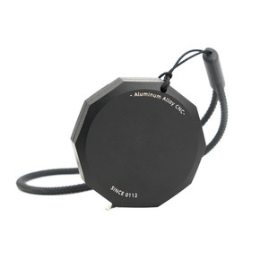 GANWEI 0112A METERAN ALUMINUM ALLOY SMALL MEASURING TAPE BLACK 2M