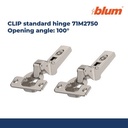 BLUM PROMO PAKET LENGKAP ENGSEL FULL BUNGKUK HINGE 100° INSET LEFT
