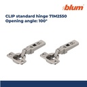 BLUM PROMO PAKET LENGKAP ENGSEL LURUS CLIP HINGE 100° OVERLAY
