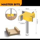 MASTER BIT MATA PROFIL ROUTER GROOV FOUR-EDGED T-CUTTER 6MMX40MMX1/2"