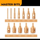 MASTER BIT MATA BOR M10 HOLE OPENER STONE MARBLE GRANITE SET