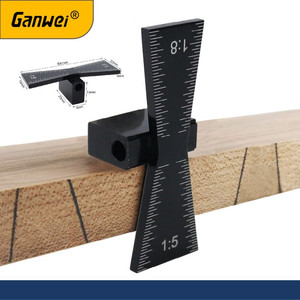 GANWEI 0019 ALAT PENGGARIS PENYAMBUNG KAYU DOVETAIL ALUMINUM 1:5 1:8
