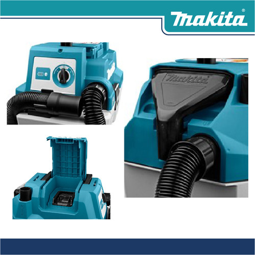 MAKITA DVC750LZX1 PENYEDOT DEBU PORTABLE 18V VACUUM CLEANER BARE UNIT