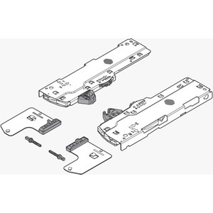 BLUM T60L7540 TIP-ON BLUMOTION L3 LEGRA/MOVENTO NL=350-750MM W=40KG