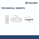 ITALIANA BAUT TARGET J12 CONNECTING FITTING SCREW M6