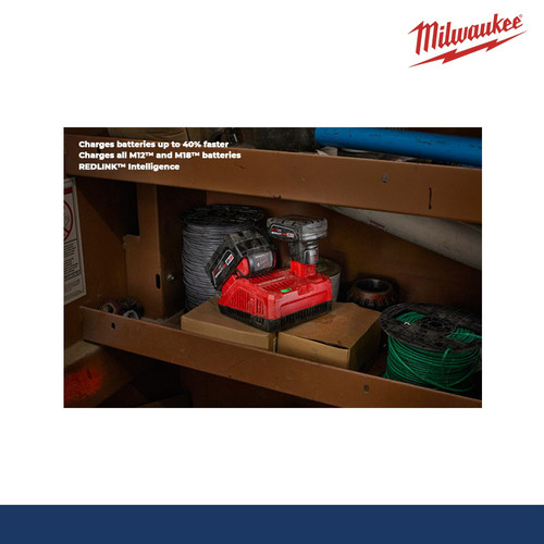 MILWAUKEE M12-18 FC CHARGER BATERAI FAST M12 M18 RAPID COMBO CHARGER