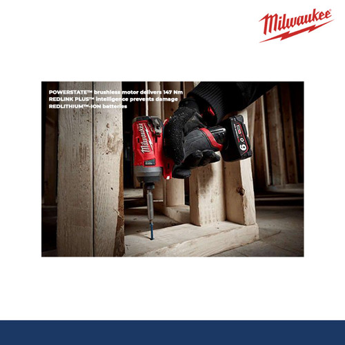 MILWAUKEE M12 FID-0 CORDLESS 1/4" HEX IMPACT DRIVER