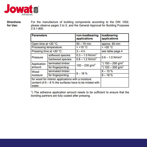 JOWAT JOWAPUR 686.70 LEM KAYU PREMIUM GLUE 1KG MADE IN SWITZERLAND